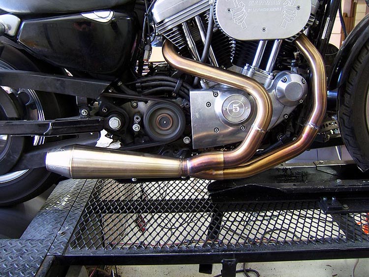 Two Bothers Comp-S 2014+ two into one Sportster exhaust system