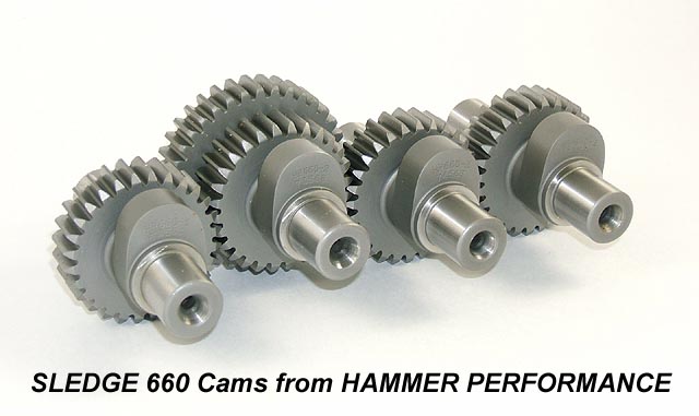 HAMMER PERFORMANCE Sledge 660 camshafts for 1991-present Harley Davidson Sportsters